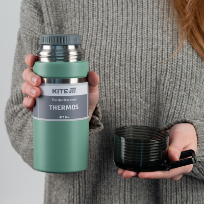 Термос Kite 473 мл зелений (K25-320-2) Вінниця - фото 6