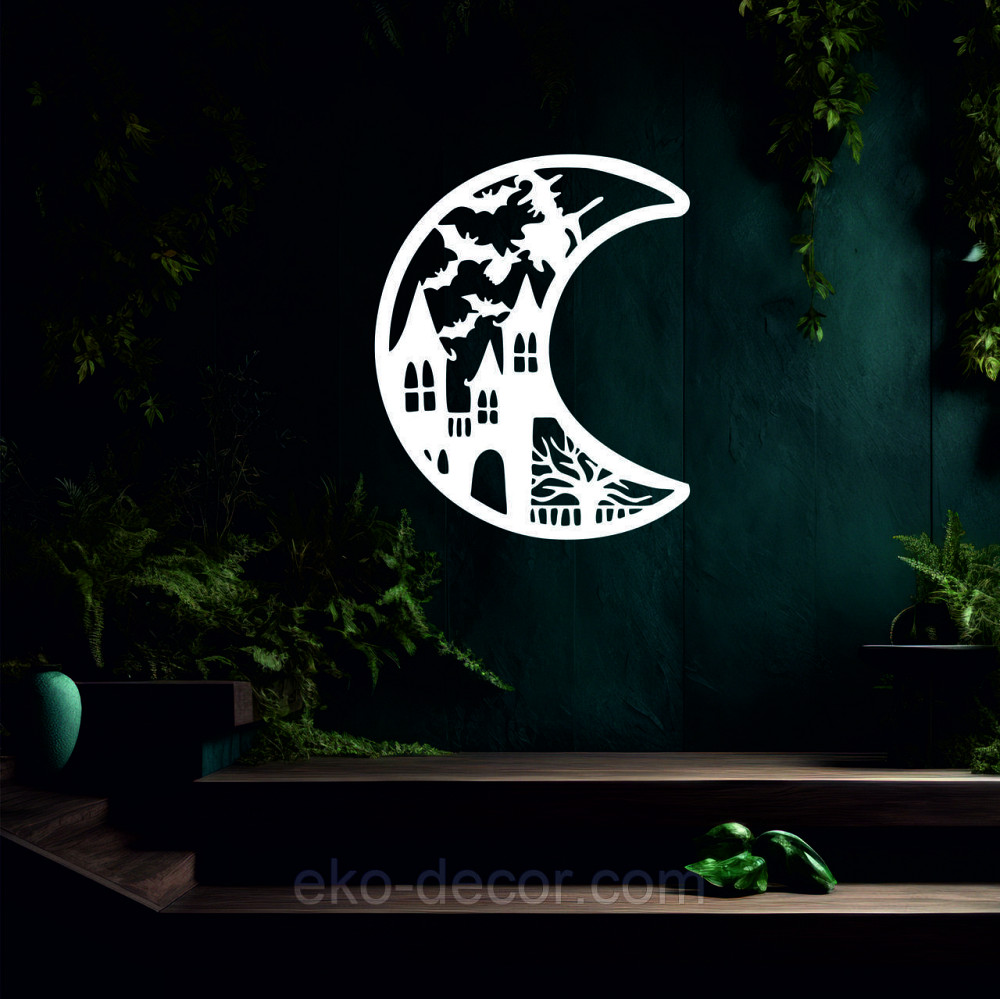 Декоративне настінне Панно «Хеллоуїн», Декор на стіну 110*89 см, Білий Київ - фото 4