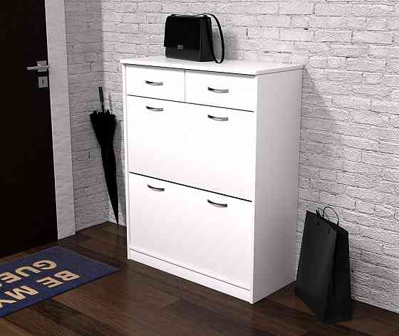 Тумба для обуви №4, Белый, 800/350/1010 Львов