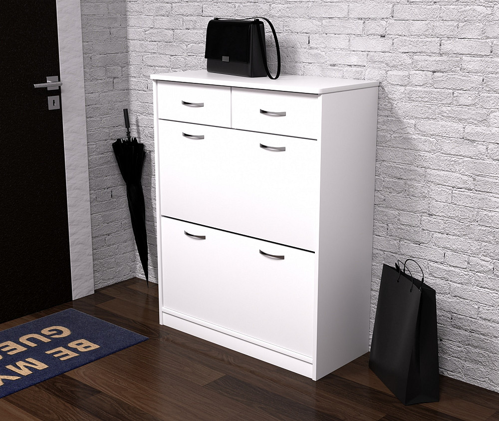 Тумба для обуви №4, Белый, 800/350/1010 Львов - изображение 1