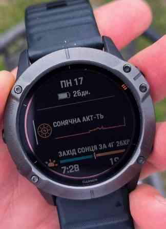 Garmin Fenix 6 X PRO Solar Titanium Київ