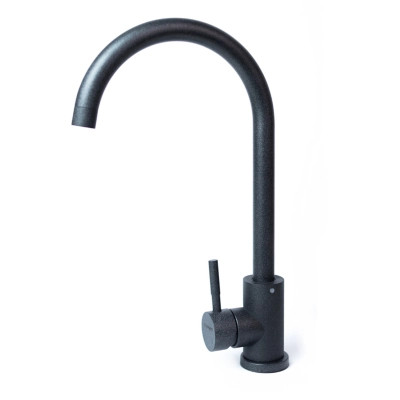 Мойка кухонная Adamant Ovum графіт + змішувач + дозатор (1824296900413) Вінниця - фото 4