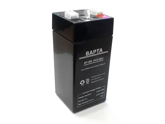 Світлоксилотний акумулятор BAPTA BP-480 4В 4.5Аг для ДБЖ, охорони, дитячих іграшок та техніки Київ - фото 1