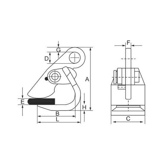 Захват горизонтальный увеличен 1.5/3,0 т Одесса