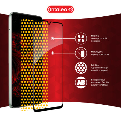 Стекло защитное Intaleo Full Glue Realme C63 Black (1283126594977) Винница - изображение 7