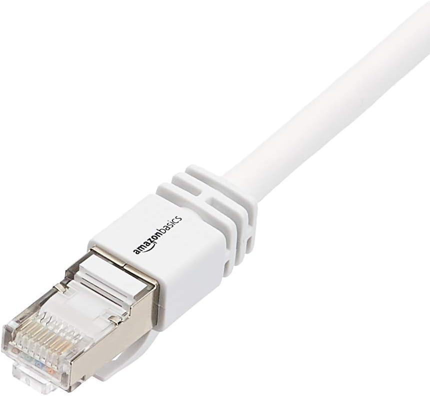 Кабель Amazon Basics RJ45 Cat7 1.5м белый экранированный 10Gbps 600MHz сетевой патч шнур Киев - изображение 4