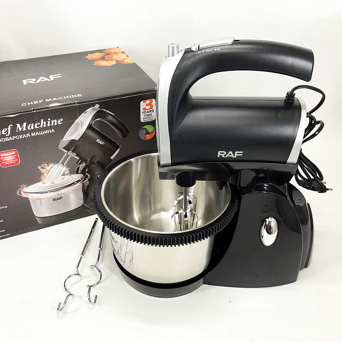 Миксер для кулинарных нужд RAF, Ручной миксер для приготовления теста смешивания кремов UK-88 Львов - изображение 7