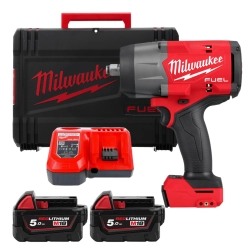 Гайковерт високомоментний акумуляторний MILWAUKEE 1/2" M18 FHIW2F12-502X, 2034Нм : з АКБ 18V 2шт-5 Ah+ЗП, кейс Київ - фото 1