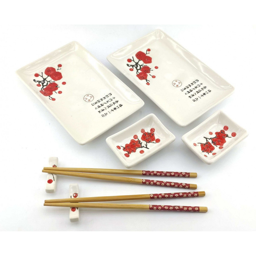 Тарелки для восточной кухни сервиз 2 персоны Иероглифы Киев - изображение 1