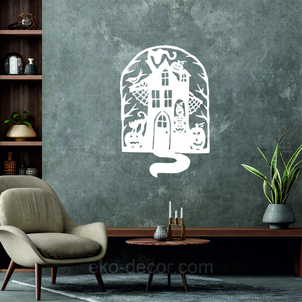 Декоративне настінне Панно «Замок», Декор на стіну 90*61 см, Білий Київ - фото 7