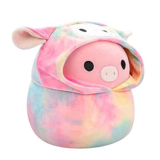 М'яка іграшка Squishmallows- Поросятко Пітер (30 cm, у одязі) Дніпро