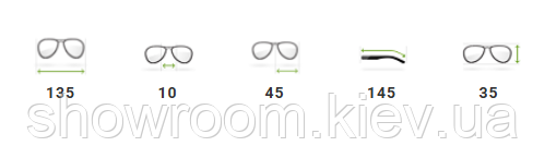 Жіночі стильні сонцезахисні окуляри YSL Lux (805F) Київ