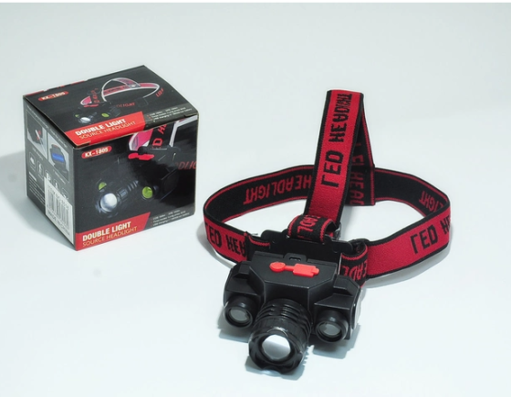 Налобный фонарь X-Balog BL-1805 COB XPE 18650 usb charge  8016 Одесса