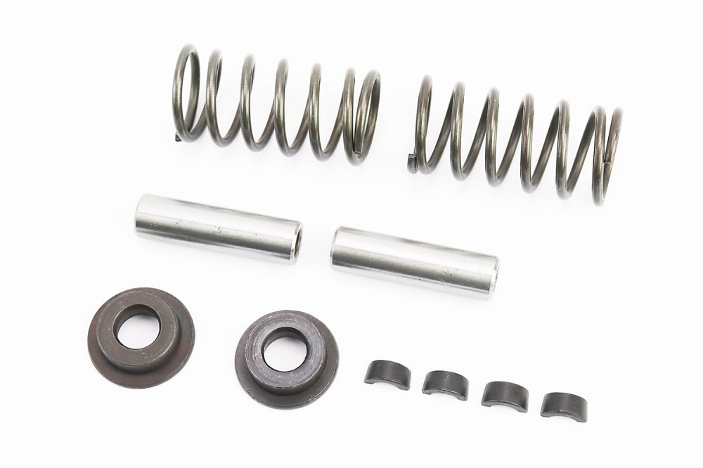 Клапанний механізм к-кт R175A/R180NM (пружина-2шт, + тарілка клапана-2шт, + напрямна d-7mm -2шт, + сухар-4шт) Київ - фото 1