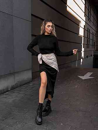 Жіноча стильна тепла сукня ангора рубчик Одеса