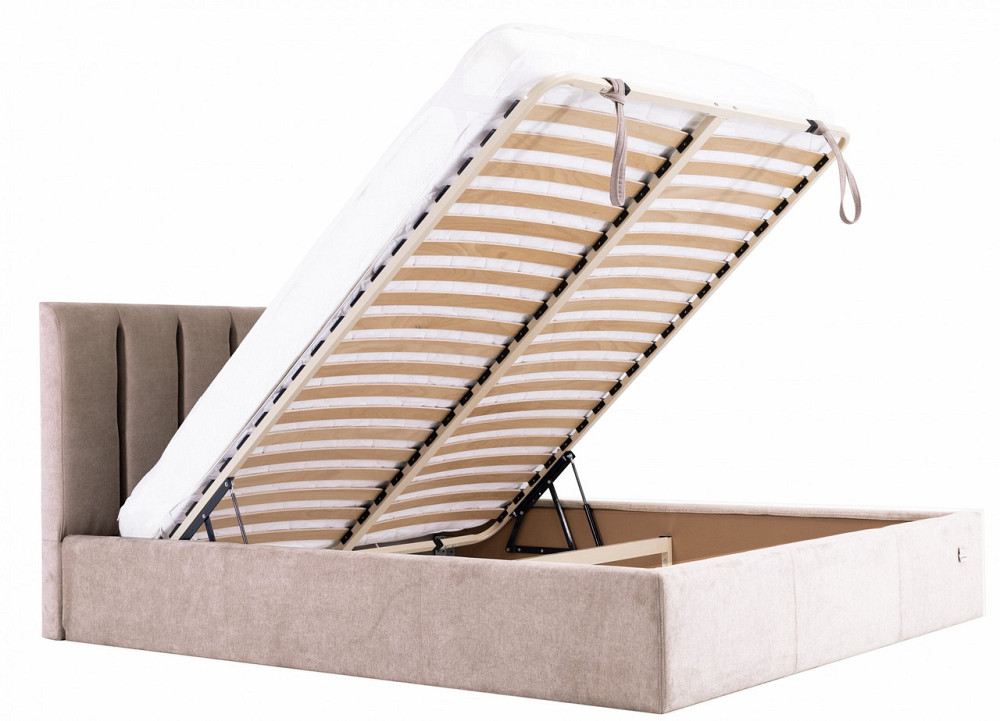 Ліжко Sanam Comfort 120 х 190 см Місті Mocco З підйомним механізмом та нішою для білизни Мокко Дніпро - фото 16