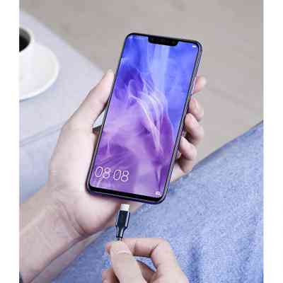 Дата кабель USB 2.0 AM to Type-C 0.5m 3.0A (18W) Nickel Plating US287 Black Ugreen (60115) Вінниця