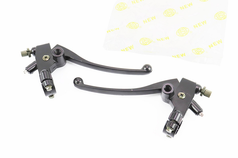 Важелі керма лівий, правий з кріпленням під дзеркало, к-кт 2шт (М10 права) МОТО CG / CB Київ - фото 1