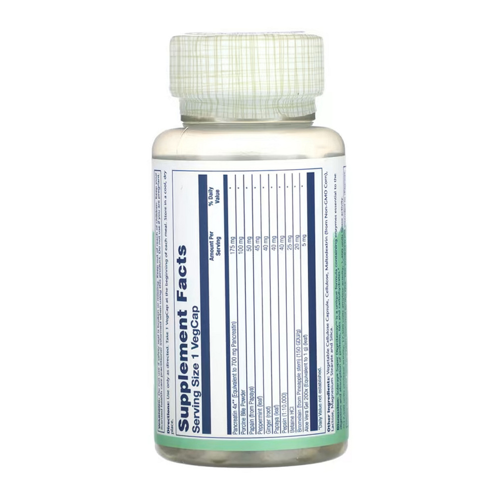 Пищеварительные ферменты Solaray Super Digestaway 60 вег капс Киев - изображение 2