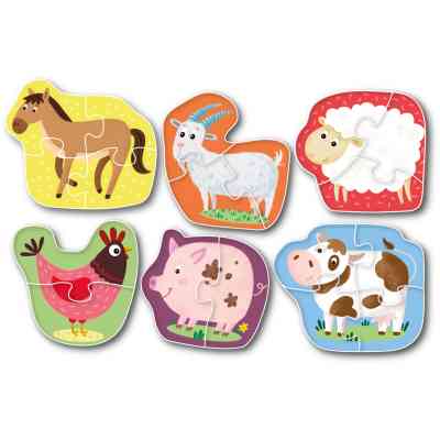 Пазл DoDo 2-3-4 елементи Домашні тварини (300152) Вінниця