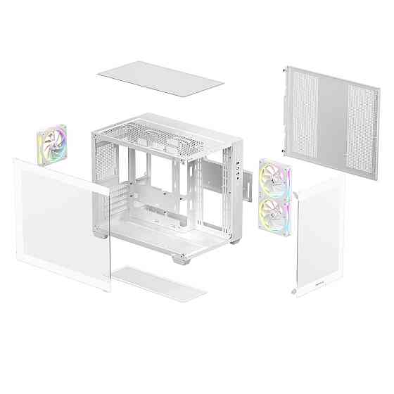 Корпус DeepCool CG330 3F White (R-CG330-WHNGM3-G) без БЖ ( 27993 ) Харьков