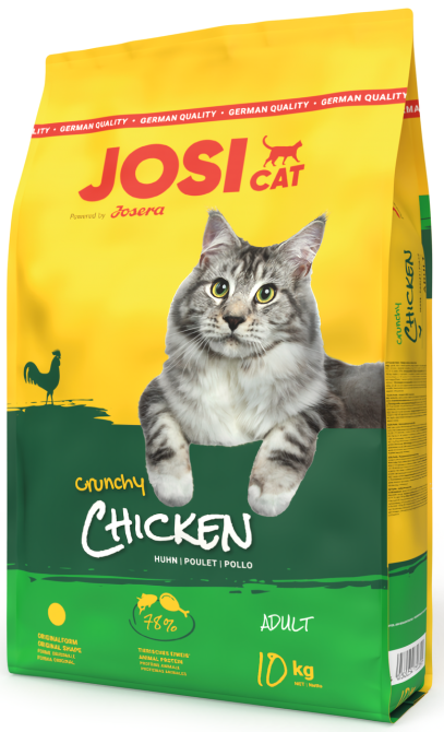 Сухой корм JosiCat Crunchy Chicken с мясом домашней птицы 10 кг Винница - изображение 1