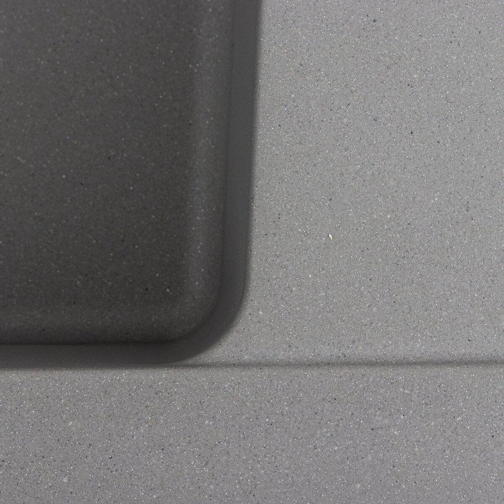 PLATINUM Гранітна мийка для кухні Platinum 6250 ZIRKONE матовий Сірий металік Київ - фото 7