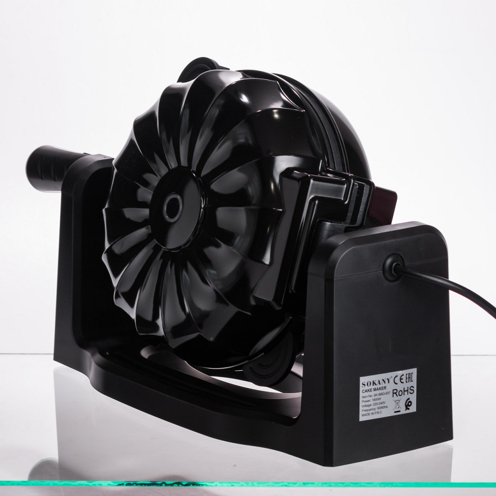 Sokany Кексниця електрична 1800 Вт з антипригарним покриттям 37×17×18 (см) Чорна SK-BBQ-837 Коломия - фото 9