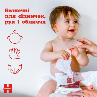 Дитячі вологі серветки Huggies Simply Clean 72 шт (5029053582238) Вінниця - фото 5