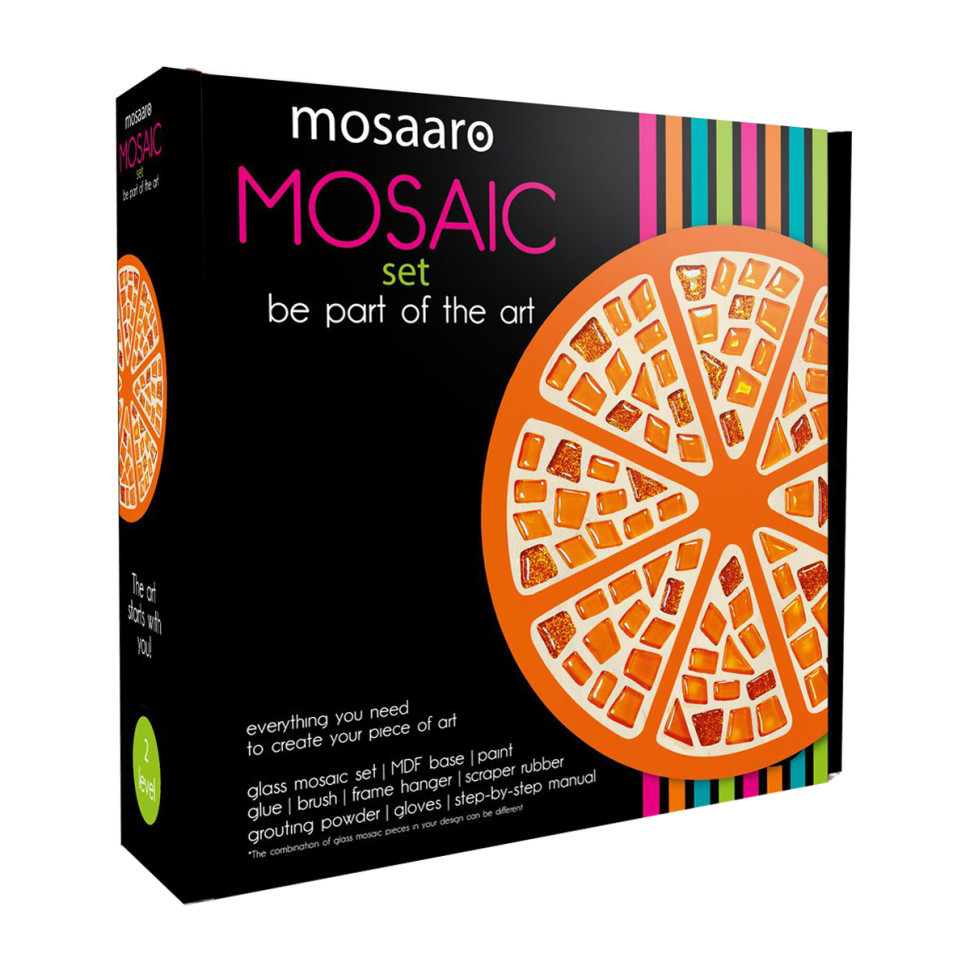 Набір для творчості скляна мозаїка "Апельсин" MA2033, 2 рівень Вінниця - фото 1