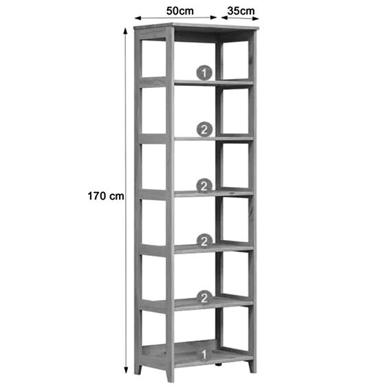 Стелаж кухонний "Розворт 7" сієна Миколаїв - фото 2