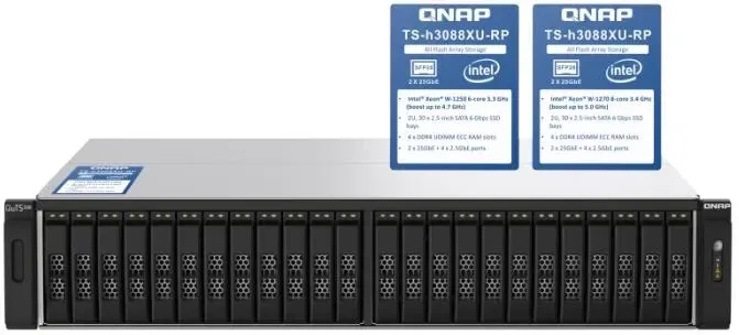 Сервер QNAP NAS TS-h3088XU-RP-W1250-32G Autoryzowany Parner Киев - изображение 1