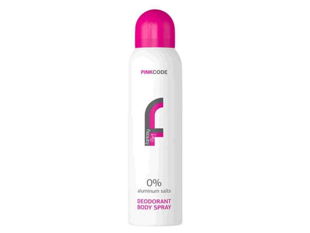 Дезодорант-спрей для тела 150мл Pinkcode (0% солей алюминия) ТМ FANTASY FLIRT Киев - изображение 1