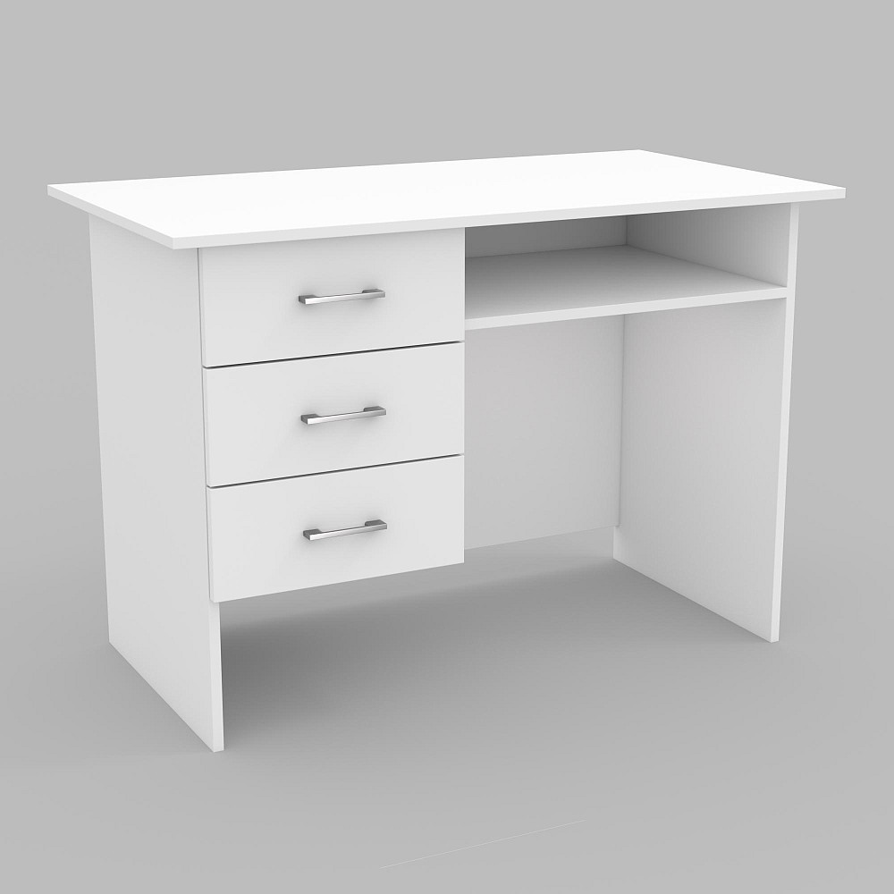 Стіл офісний ОСП-1, Білий, 1100/600/760 Львів - фото 1