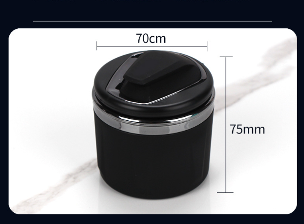 Універсальна попільничка для автомобіля Керамічне покриття в підстаканник з підсвічуванням Кременчук - фото 6