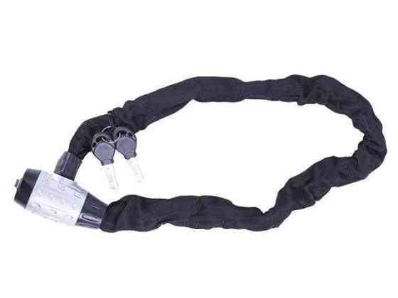 Замок прорипасований ZH-002 , ланцюговий 8 мм*1000 мм (під ключ) Мукачево