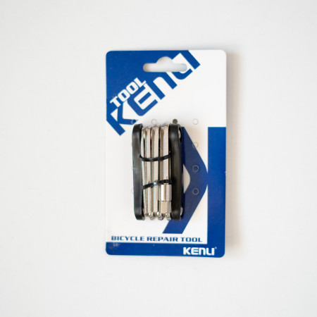 Набір інструментів мультитул велосипедний KENLI KL-9833C 9 в 1 Бровары - изображение 2