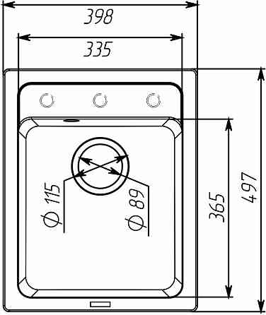 VALESO Гранітна мийка для кухні VALESO 4050 KORRADO матова Карамель Коломыя