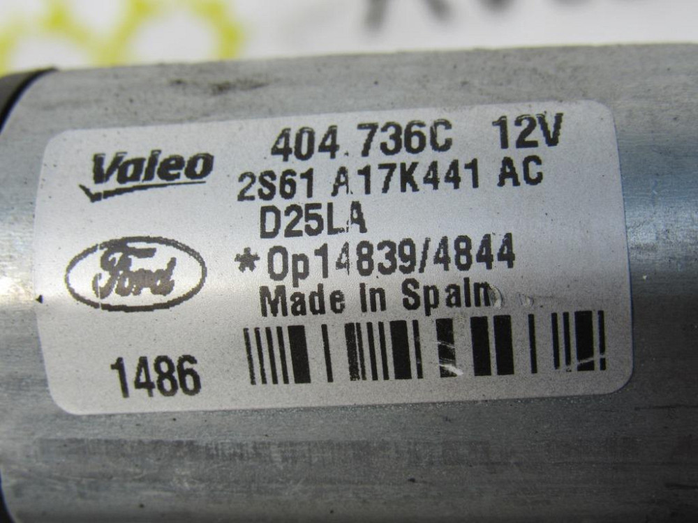 Моторчик склоочисника задній Ford Fusion 2002-2012 (2S61A17K441AC) Ковель - фото 2