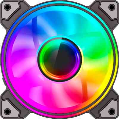 Кулер для корпуса Gamemax Dual Ring Infinity BK Винница