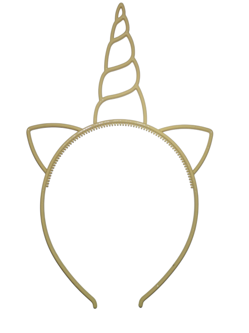 Детский обруч Единорог с ушками 22 на 14 см желтый Киев - изображение 2