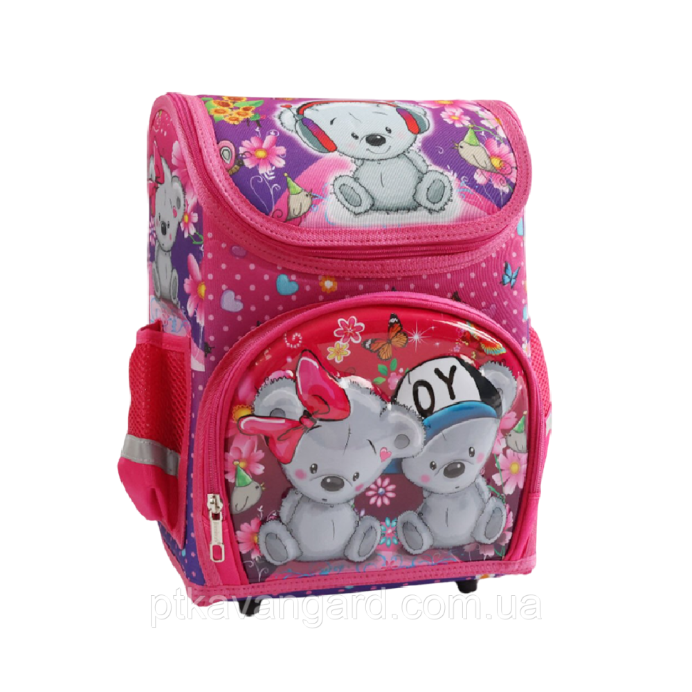 Школьный портфель каркасный для девочки 1 класс 