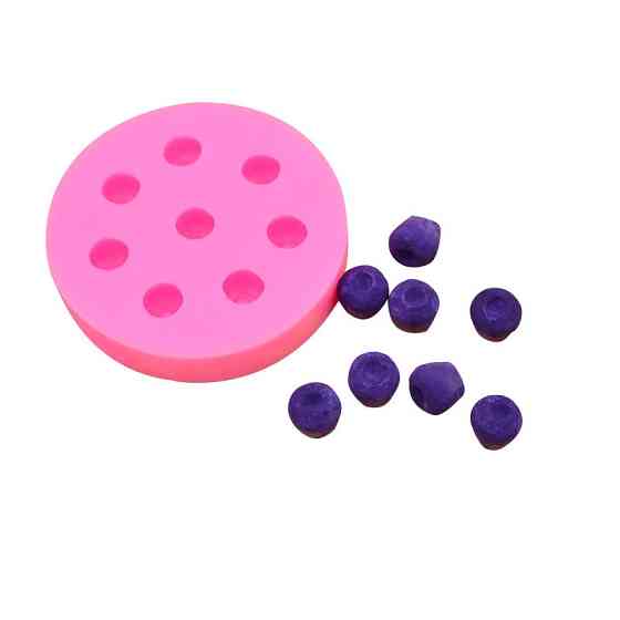 Молд силиконовый Голубика 68 мм розовый Киев