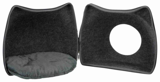 Будиночок для котів і собак Trixie Cat (Тріксі) 38х35х37 см фетр на застібці Запоріжжя
