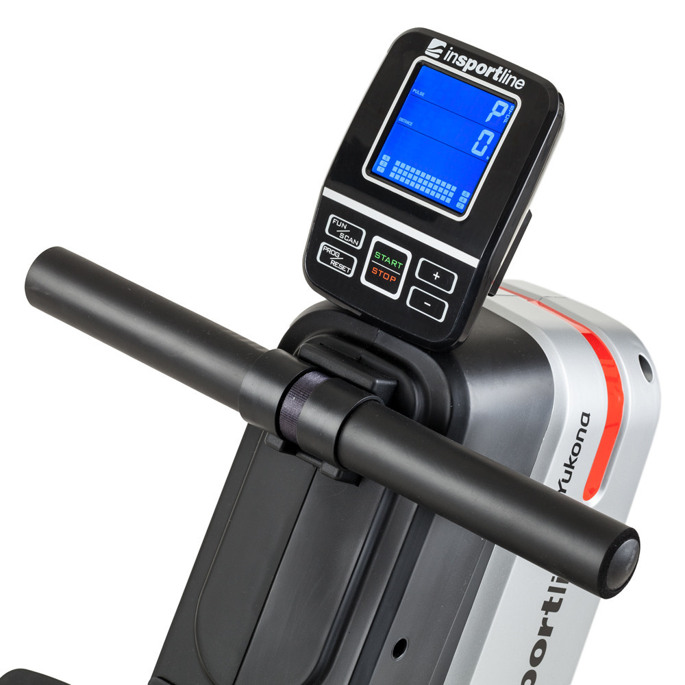 Гребной тренажер электромагнитный inSPORTline Yukona серый Киев - изображение 8