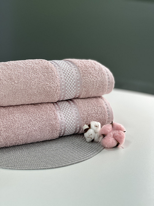 Махровое полотенце Ideal Textile 70х140 светло-розовое Черновцы - изображение 6