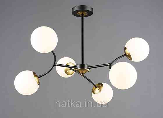 Люстра молекула B N6612/6 Чорний+Мідь Київ