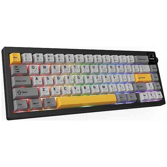 Клавіатура бездротова Ajazz AK650 Flying Fish Switch Black (AK650-FF-BGY) ( Чорний ) Харьков