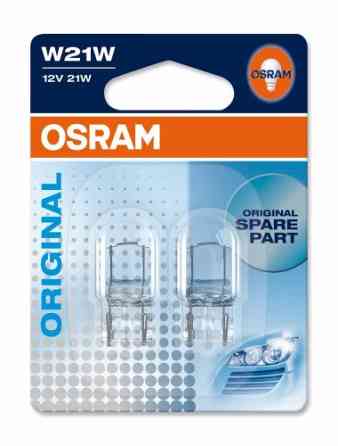 Комплект вказівних ламп розжарювання OSRAM 7505-02B W21W 12V W3x16d 10X2 Blister Харків