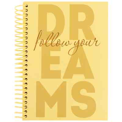 Блокнот Axent на спіралі А5 120 аркушів, клітинка, тверда обкладинка, Dreams (8464-4-A) Вінниця